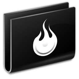 Folder Burn Icon 256x256 png
